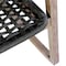 Armen Living Sequoia Outdoor Patio Rocking Chair in Light Eucalyptus Wood and Charcoal Rope 840254332287 - alternate 7
